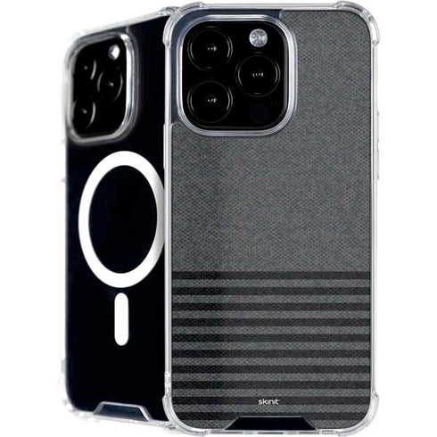 Black and Grey Stripes iPhone 16 Pro MagSafe Case